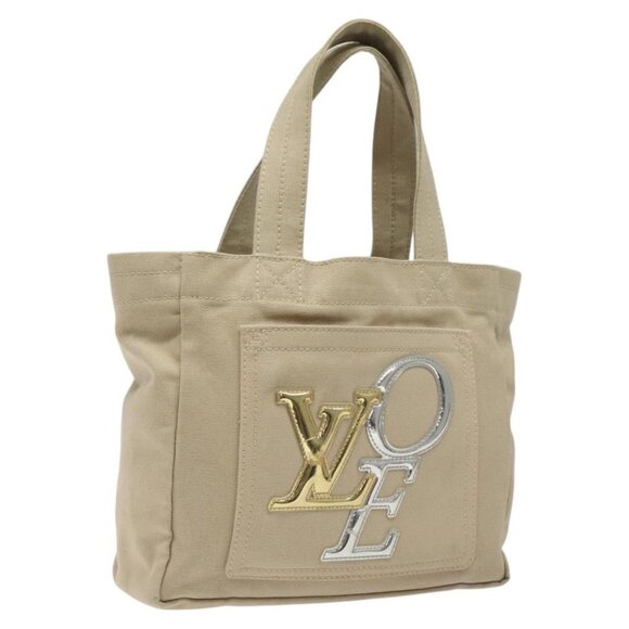 LOUIS VUITTON That's Love Tote PM Tote Bag Canvas Beige M95468 LV Auth BD1836 - Picture 1 of 16